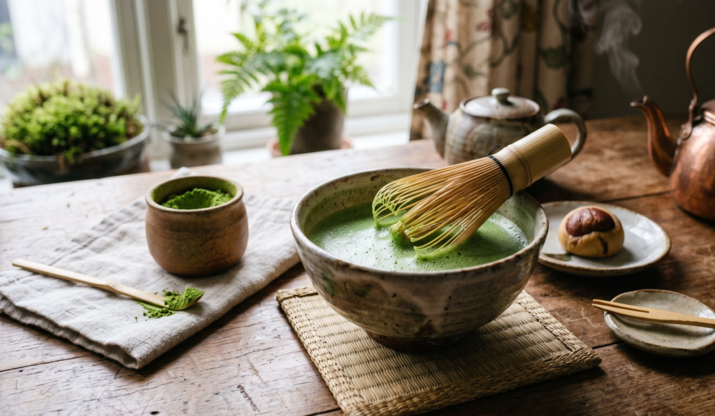 premium matcha green tea powder