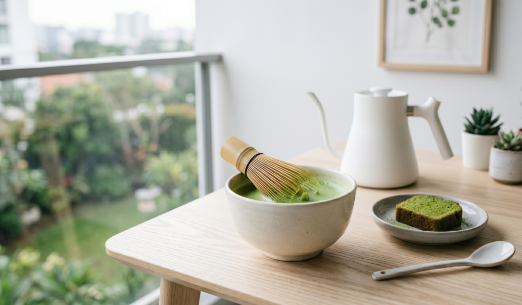 premium matcha green tea powder