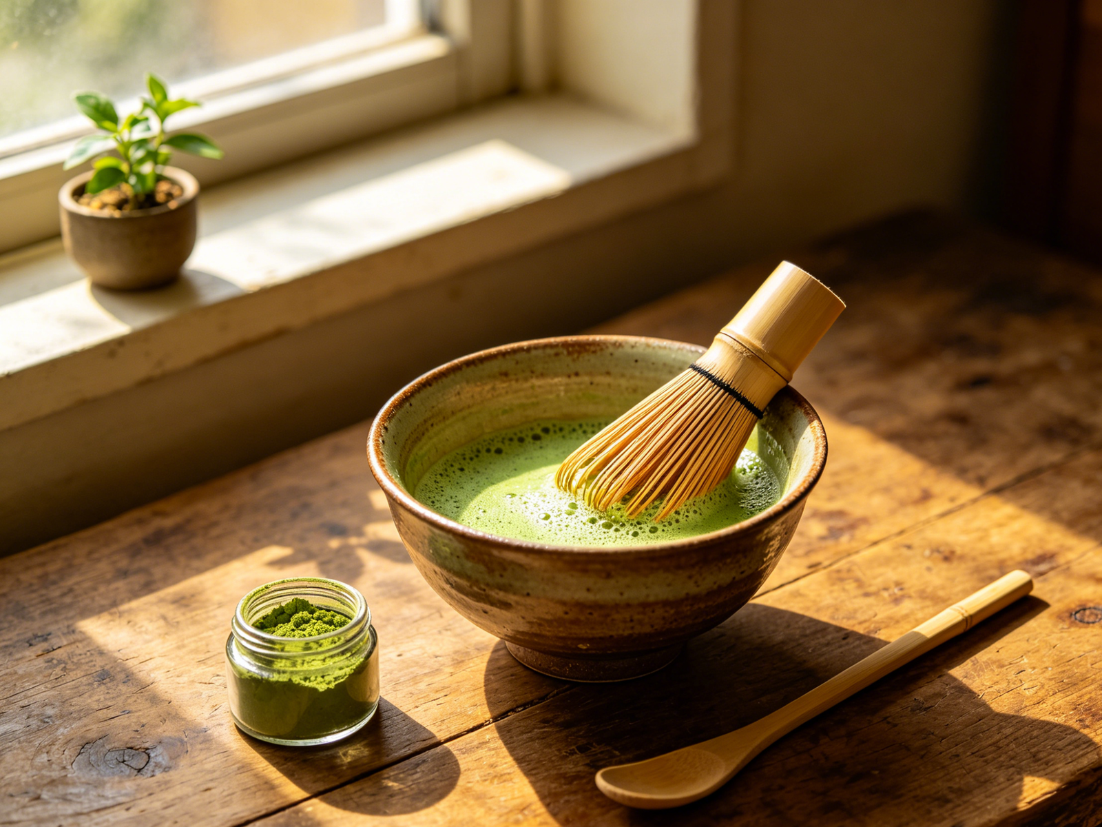 premium matcha green tea powder