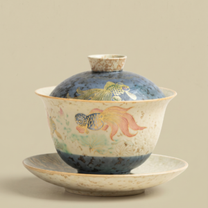 Goldfish Relief Tea Ware