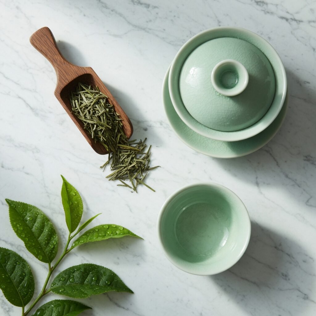 Brewing Huangshan Maofeng Green Tea